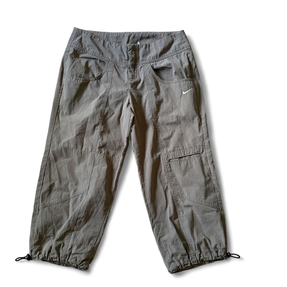 Nike Women's Khaki and Green Trousers